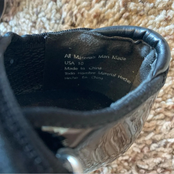 Girls Danskin Tap Shoes Size 10 Black - Picture 4 of 5